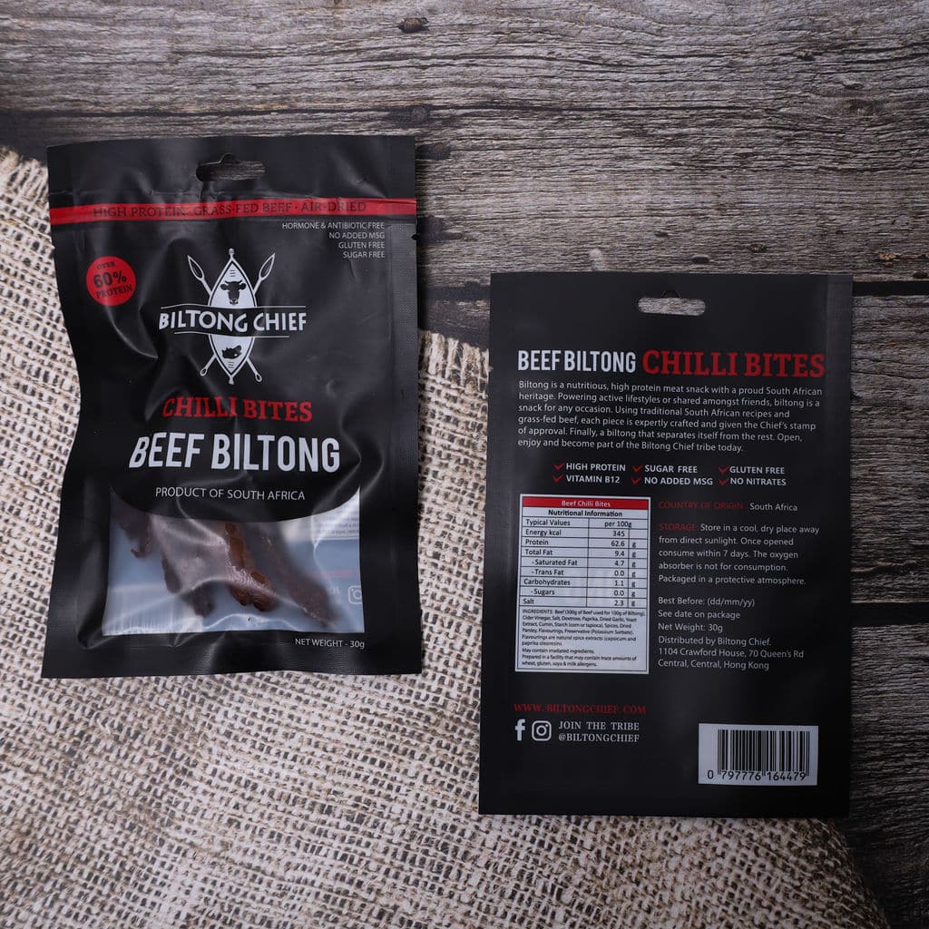 Chilli Bites — South African Air-Dried | Biltong Chief Hong Kong