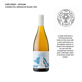 Cape Rock Asylum White Wine Blend — South African | Biltong Chief Hong Kong