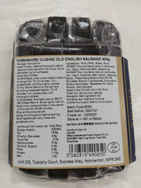 Yorkshire Pork Sausages — Quality | Biltong Chief Hong Kong